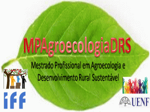 Slogan do Mestrado em Agroecologia e Desenvolvimento Rural Sustentável