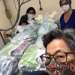 Projeto da UENF beneficia profissionais da saúde com produção e doação de máscaras Projeto da UENF beneficia profissionais da saúde com produção e doação de máscaras