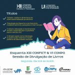 'Esquenta XIII CONFICT e VI CONPG'  será realizado hoje à tarde