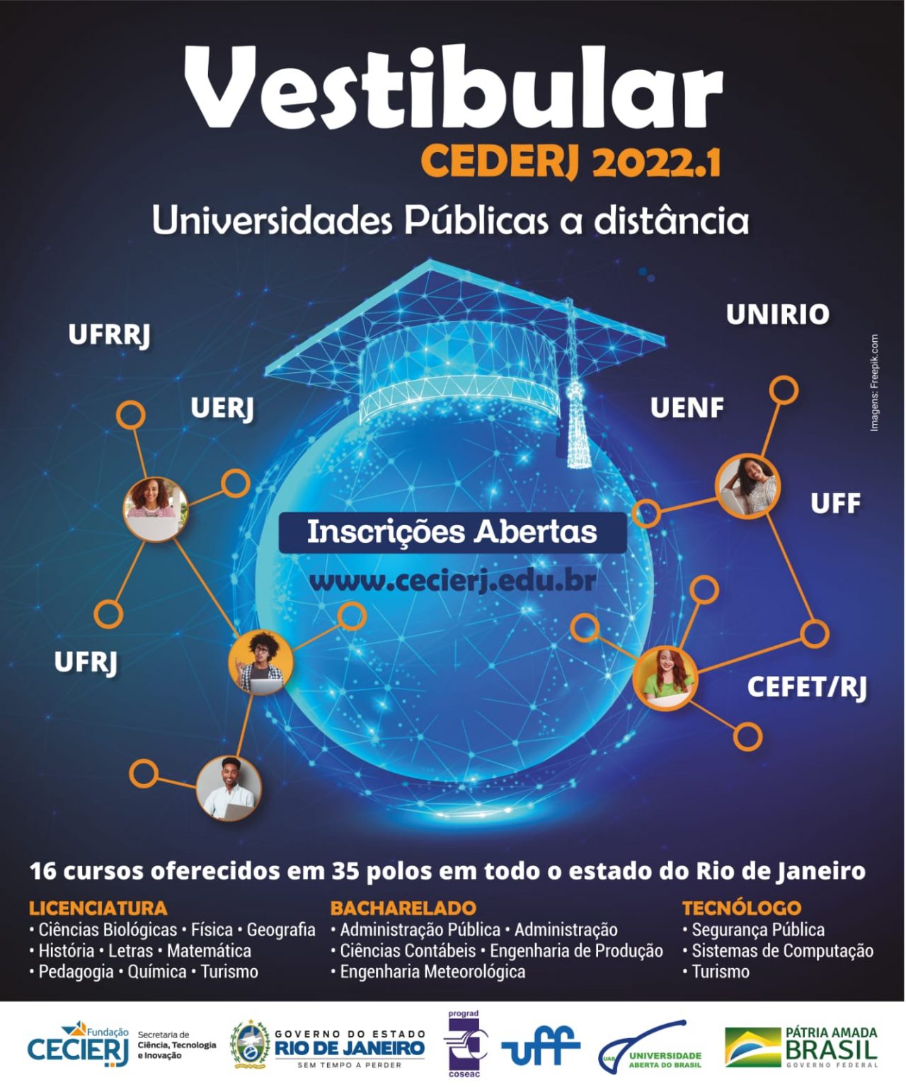 Vestibular Cederj 2022.1 Abre Inscrições Para Ampla Concorrência ...