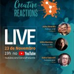 Arte e ciência se unem no Pint of Science Live Creative Reactions 2021