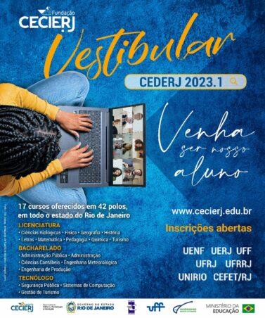 Vestibular Cederj 2023.1: Inscrições Abertas - Universidade Estadual Do ...