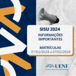 Informações sobre matrículas do SISU 2024 1 chamada lista de espera