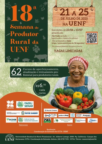 UENF promove 18ª Semana do Produtor Rural com foco em capacitação e inovação no campo