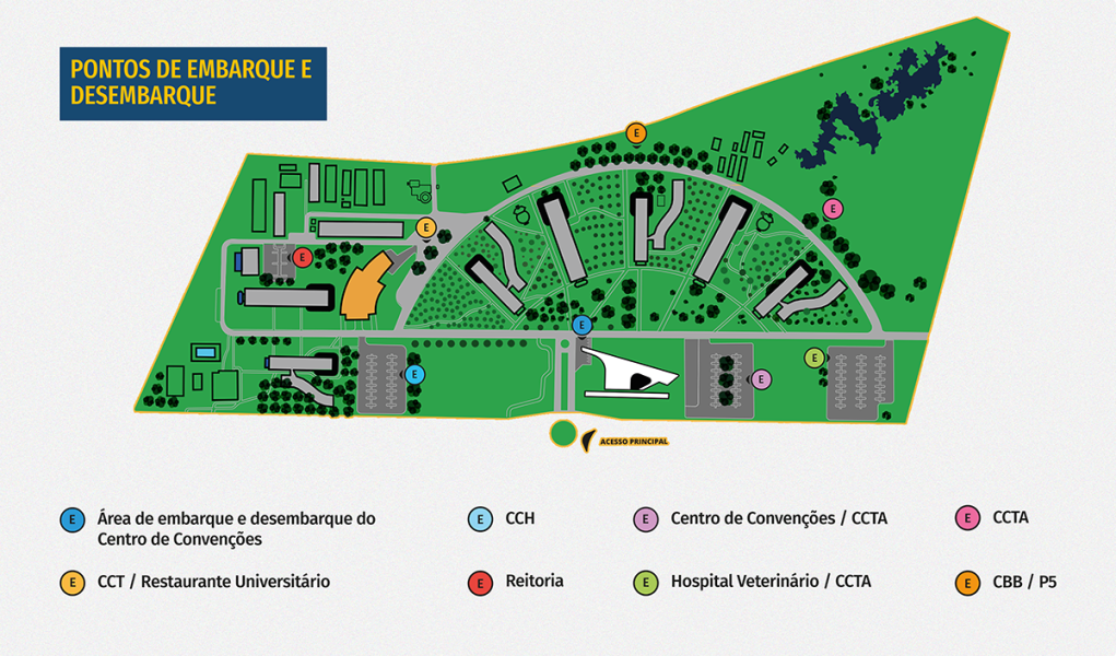 Prefeitura da UENF orienta sobre trânsito na universidade