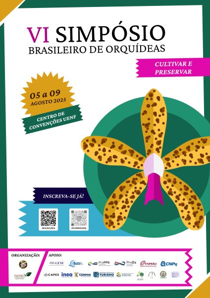 VI Simpósio Brasileiro de Orquídeas de 5 a 9 de agosto na UENF