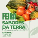 Feira Sabores da Terra hoje até às 18h no CCH Vem aí mais uma edição da Feira Agroecológica Sabores da Terra no CCH-UENF!Será no dia 12 de ma