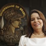 Conselho Universitário da UENF aprova concessão da Medalha Darcy Ribeiro à professora Denise Pires de Carvalho Denise Pires de Carvalho, reitora da UFRJ. Reitoria da UFRJ, RJ, 18/11/2021