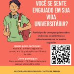 Formulário de pesquisa de doutorado da UFSCar sobre adaptação de universitários Divulgação de Pesquisa