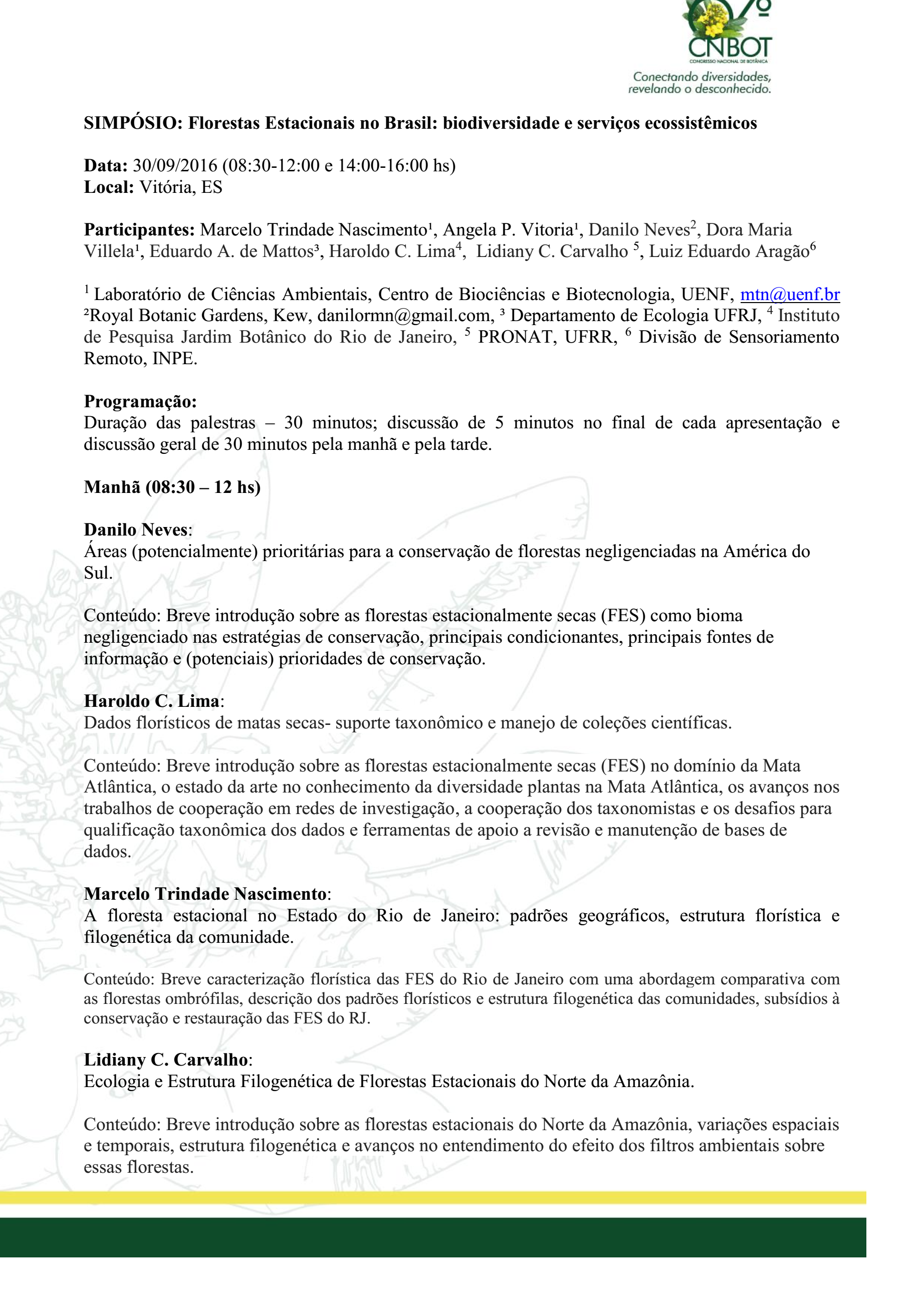 2017: IX CONFICT - Congresso Fluminense de Iniciação Científica e